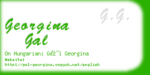 georgina gal business card